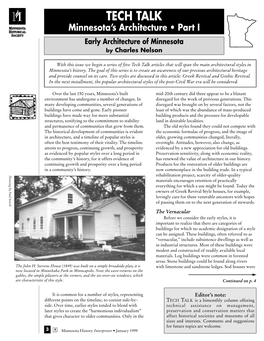 Early Architecture of Minnesota by Charles Nelson