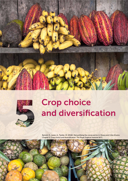 Crop Choice and Diversification