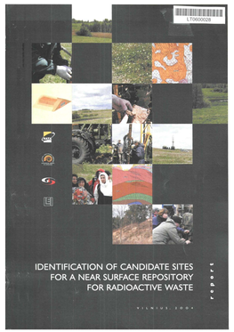 Identification of Candidate Sites for a Near Surface Repository for Radioactive Waste