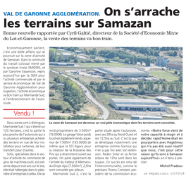 Marmande 500.000 Les Terrains Sur Samazan