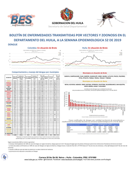 Boletín De Enfermedades Transmitidas Por