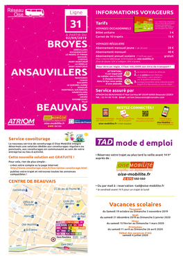 BROYES ANSAUVILLERS BEAUVAIS Broyes Beauva