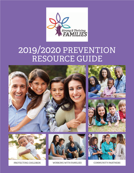 2019/2020 Prevention Resource Guide