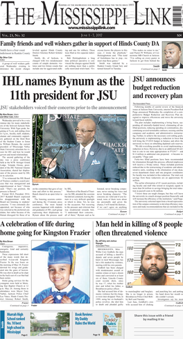 IHL Names Bynum As the 11Th President For