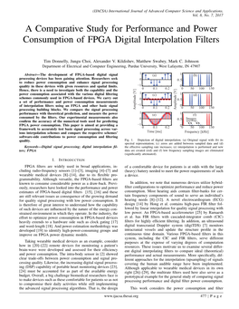 A Comparative Study for Performance and Power Consumption of FPGA Digital Interpolation Filters