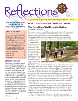 The Benefits of Walking Meditation