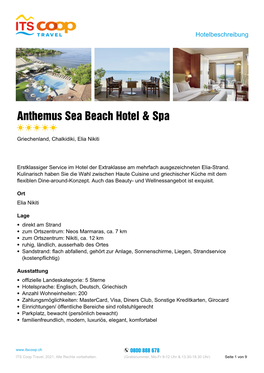 Anthemus Sea Beach Hotel &