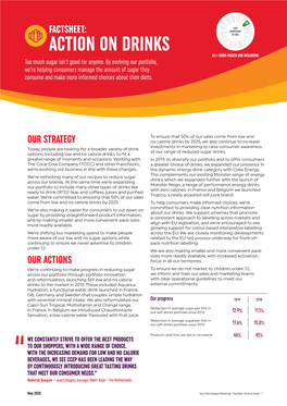 Action on Drinks Factsheet