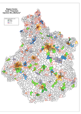 Carte Potentiels Injection Région Centre