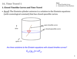 16. Time Travel 1 )=