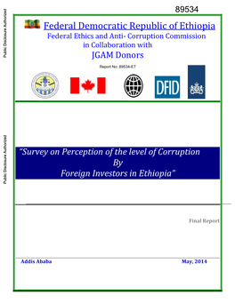 Federal Ethics and Anti- Corruption Commission in Collaboration With