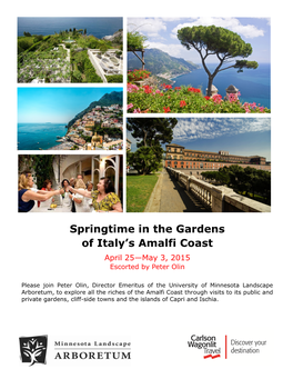 Springtime in the Gardens of Italy's Amalfi Coast