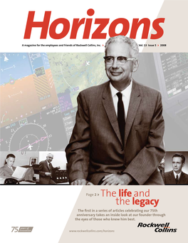 Horizons Magazine for the Employees and Friends of Rockwell Collins, Inc