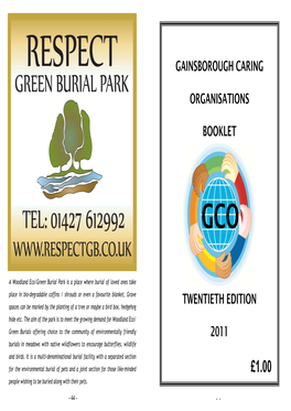 Gainsborough Caring Organisations Booklet