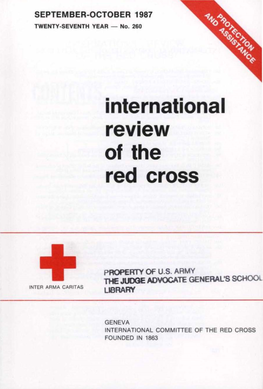 International Review of the Red Cross