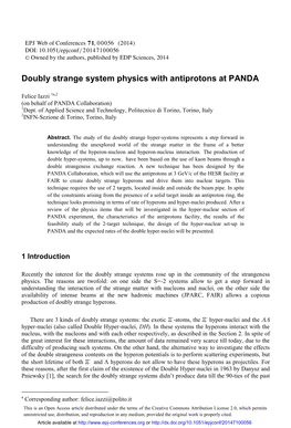 Doubly Strange System Physics with Antiprotons at PANDA