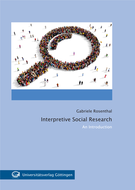 Interpretive Social Research