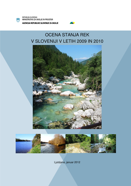 Ocena Stanja Rek V Sloveniji V Letih 2009 in 2010