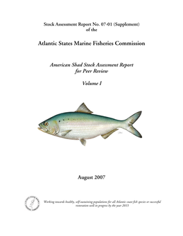 Shad Stock Assessment Report for Peer Review
