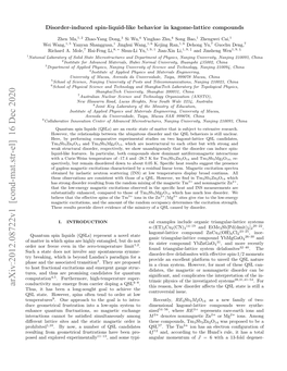 Arxiv:2012.08722V1 [Cond-Mat.Str-El] 16 Dec 2020 Conductivity May Emerge from Carrier Doping a QSL