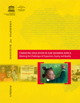 Financing Education in Sub-Saharan Africa