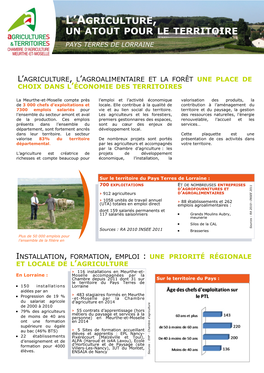 Portrait « L'agriculture Un Atout Pour Le Territoire