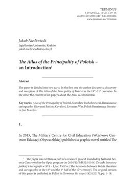 The Atlas of the Principality of Polotsk