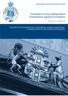 Committee on the Independent Commission Against Corruption