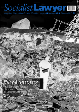 Whatremains Photos from the Last Days of the War in Gaza in 2014, by Eduardo Soteras Jalil SL69 Pp2-3 Contents&Editorial Print 16/02/2015 08:08 Page 2