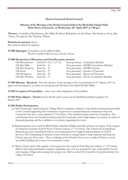 Hutton Cranswick Parish Council