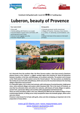 Luberon, Beauty of Provence