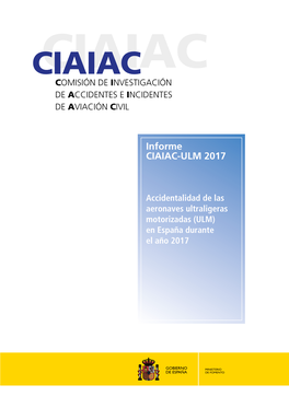 Ciaiacciaiac Comisión De Investigación De Accidentes E Incidentes De Aviación Civil