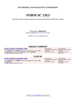 Excelligence Learning Corp