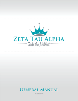 Zeta Tau Alpha General Manual