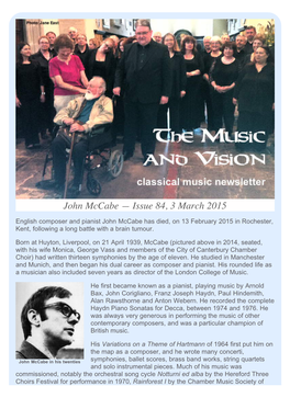 John Mccabe — Issue 84, 3 March 2015