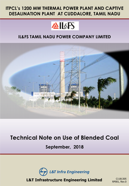Technical Note on Use of Blended Coal September, 2018