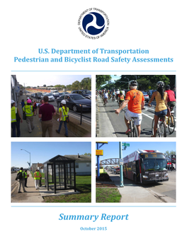 Pedestrian and Bicyclist Road Safety Assessments