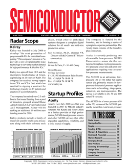 Semiconductor Times Covers Vennsa in Startup Profiles