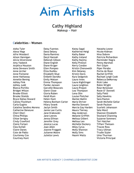 Cathy Highland Makeup + Hair