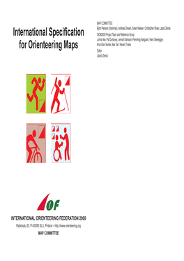 International Specification for Orienteering Maps