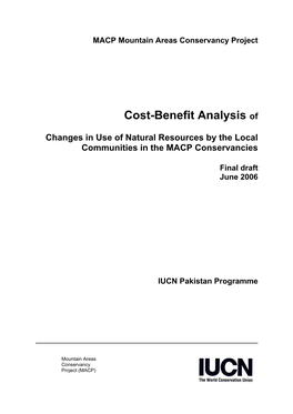 Cost-Benefit Analysis Of