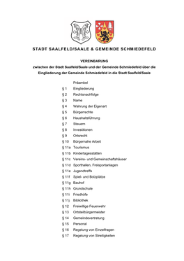 Stadt Saalfeld/Saale & Gemeinde Schmiedefeld