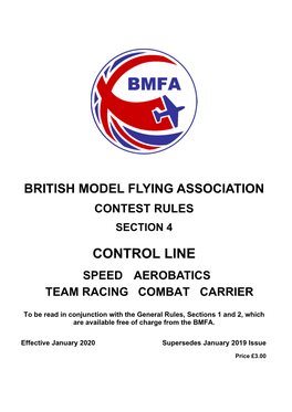 BMFA Combat Rules 2020