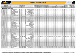 Midweek Regular Coupon 07/03/2020 10:54 1 / 4