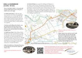 ODELL to SHARNBROOK (4) Colworth Estate Was Acquired by Hollingworth Magniac in 2.6 Miles - 60 Mins the 1840S