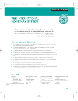 The International Monetary System