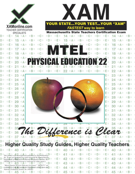 MTEL Physical Education 22 Teacher Certification Test