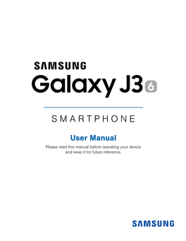 Samsung Galaxy J3 J320A User Manual