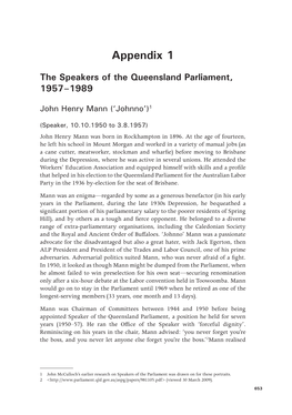 The Ayes Have It: the History of the Queensland Parliament, 1957–1989
