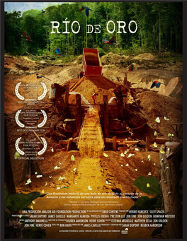 RÍO DE ORO • BIOGRAFÍAS DE CINEASTAS Amazonaid.Org